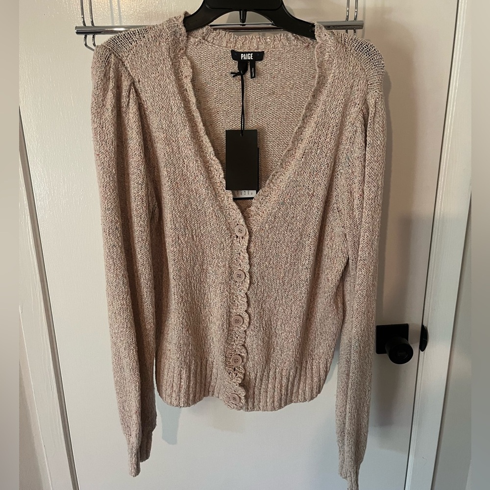PAIGE Light Pink Cardigan